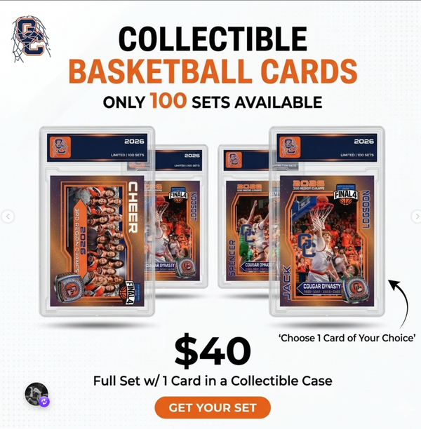 GC Cougars Team Trading Card Set + 1 Signature Case (Copy)